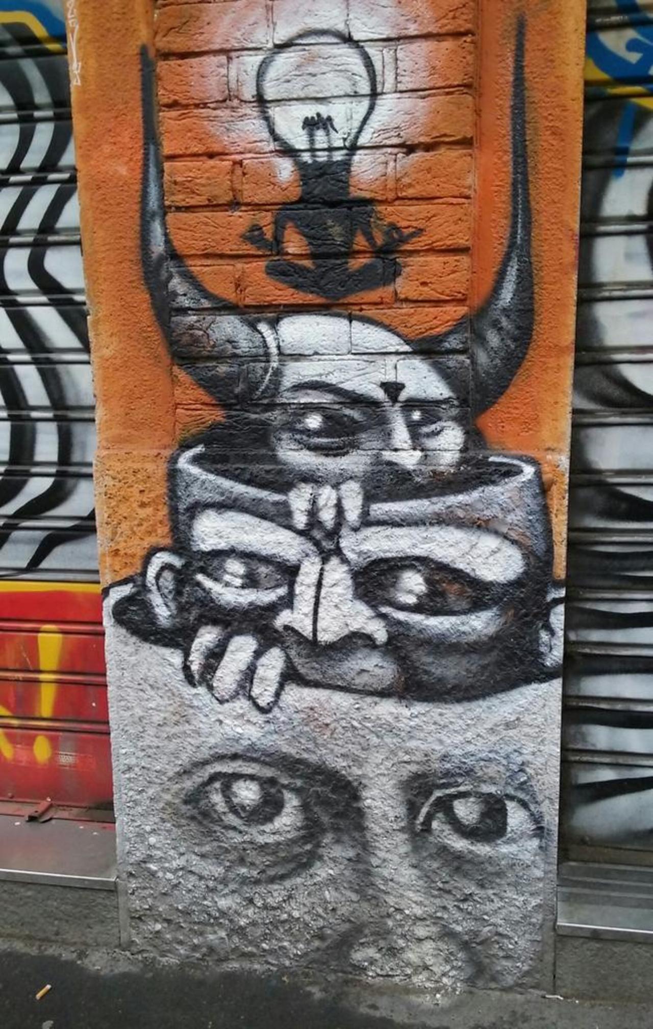 Acid Hieronymus Bosch? No, #graffiti a #Milano. #murals #streetart #UrbanArt #art #expo2015 http://t.co/OSfWbtrVtg