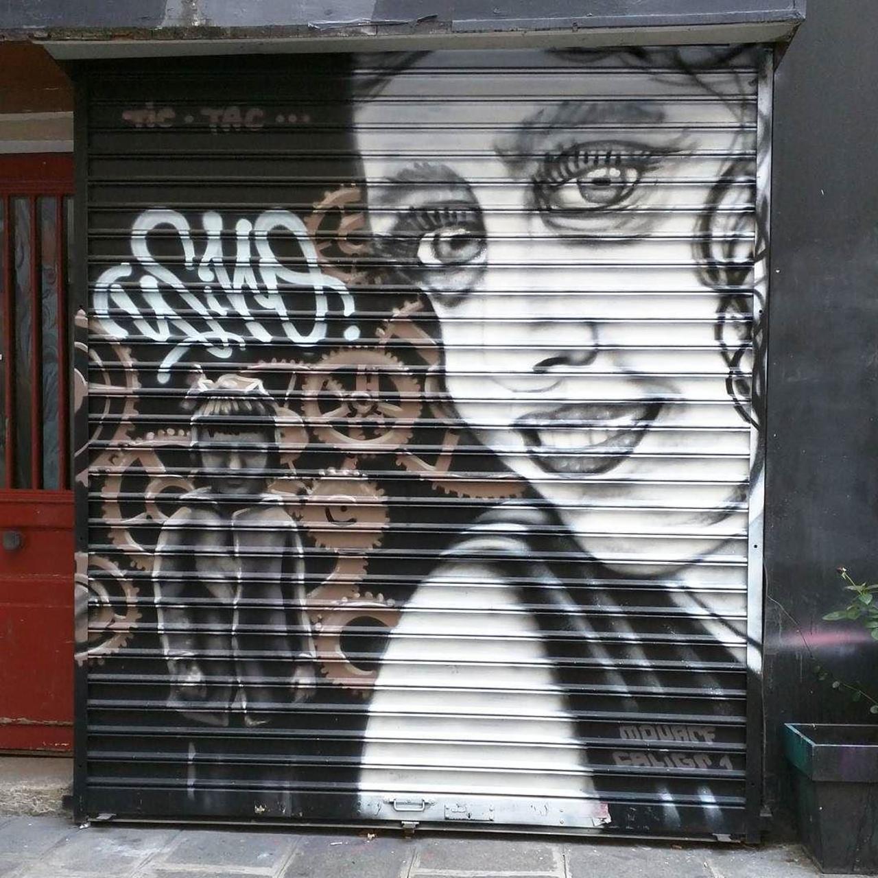 #Paris #graffiti photo by @alphaquadra http://ift.tt/1MyjUd7 #StreetArt http://t.co/zncKgRsiez
