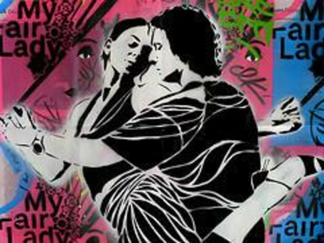 In love with an uptown girl ♥ Cha cha or jive. You decide #streetart #graffiti #dance #NorthCarolina #SCD http://t.co/vWXeoGRsfV