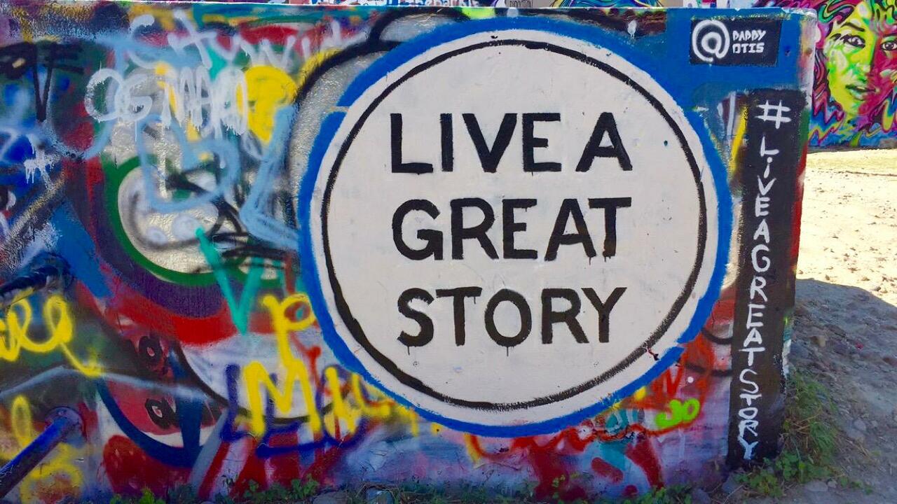 AustinpalStacy: stephlindholm: #LiveAGreatStory #HopeOutdoorGallery #GraffitiPark #ATX #StreetArt #Graffiti #Austin http://t.co/Ktis1Jsb3u
