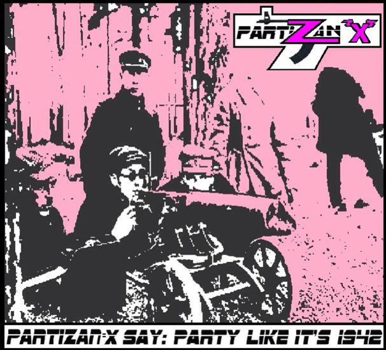 Partizan X say: Party like it's 1942.
@partizan_x #streetart #stickerart #stickers #stickerbomb #poximity #graffiti http://t.co/Fp195DnmXR