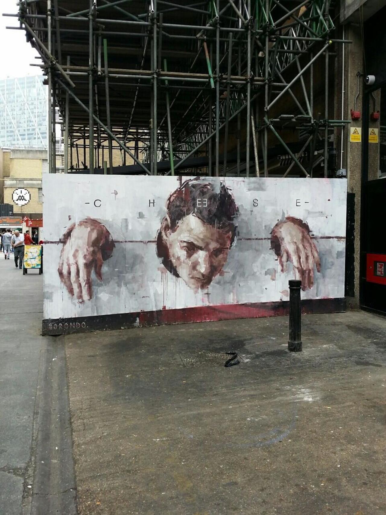 RT @EastGraffiti: 'Say cheese' Another epic #Borondo piece by #bricklane, Truman Brewery #streetart #graffiti http://t.co/mEPlSTwyGD