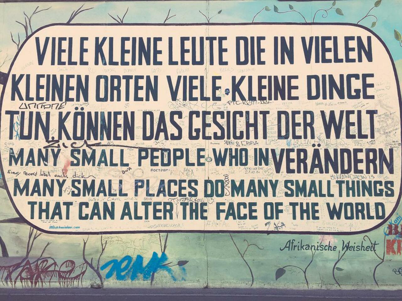 wonderful message from
East Side Gallery #BerlinWall
#graffiti #streetart #Berlin http://t.co/YKS6jJZhEo