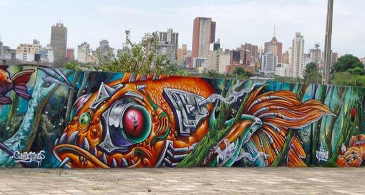 Street Art by BrunoSmoky in Paraguay
#art #graffiti #mural #streetart http://t.co/uSLKIAEnlw
v/ @GoogleStreetArt @CASLworks  #creativity