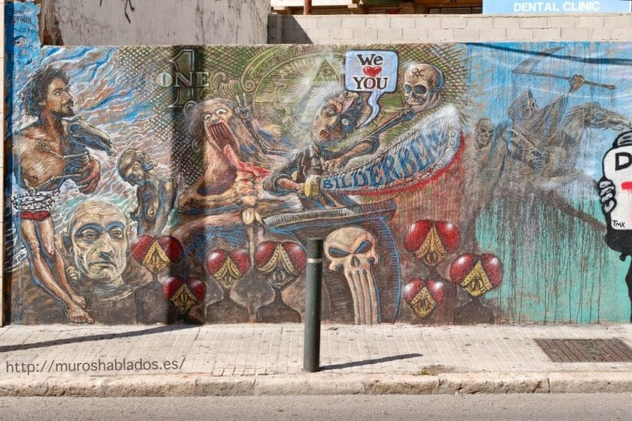 RT @muroshablados: Bilderberg http://ift.tt/1i5zdyY #streetart #graffiti #muroshablados https://t.co/lofiFWvAXK