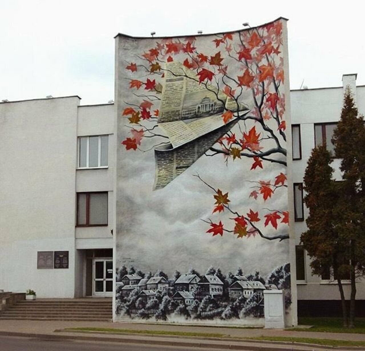 New Street Art by MUTUS in Belarus 

#art #graffiti #mural #streetart https://t.co/Rjqk2jGJK3