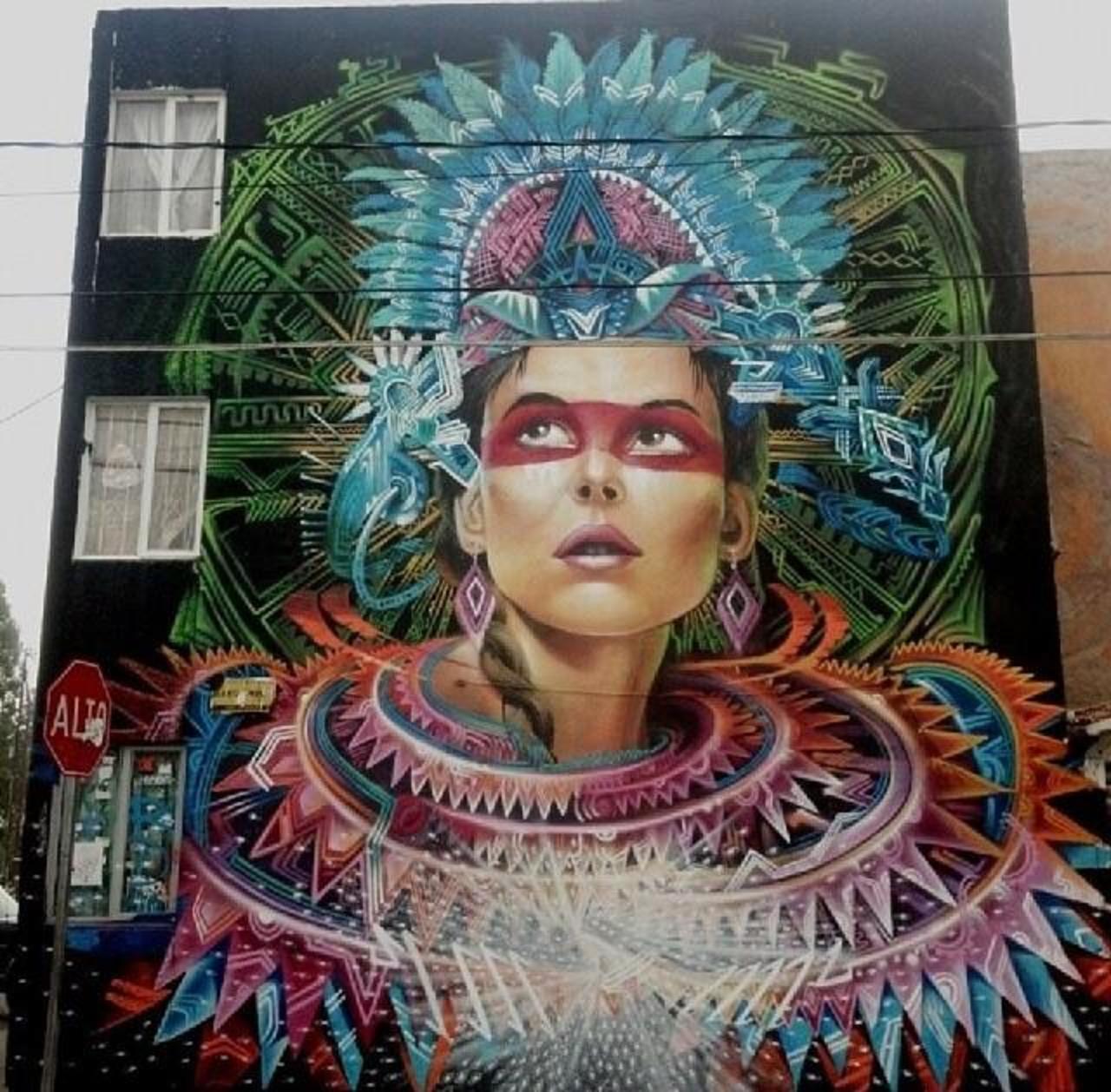 ": Artist 'Espectral Cauac Azul' glorious large scale Street Art in Mexico 

#art #graffiti #mural #streetart http://t.co/IgVzPTfD78"
