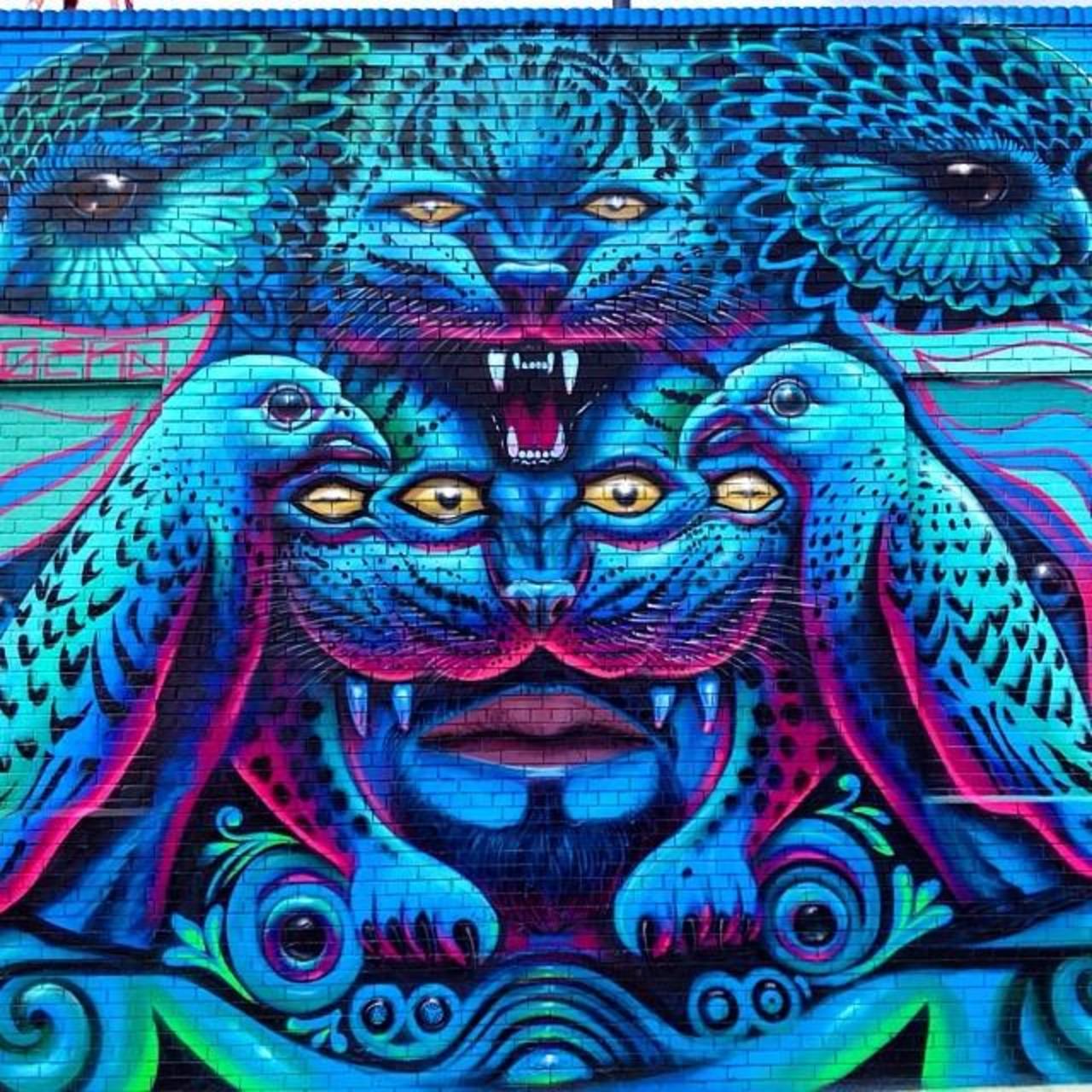 Psychedelic Jungle Fever!  • #streetart #graffiti #art #funky #dope . : http://t.co/ISKBGXiF83