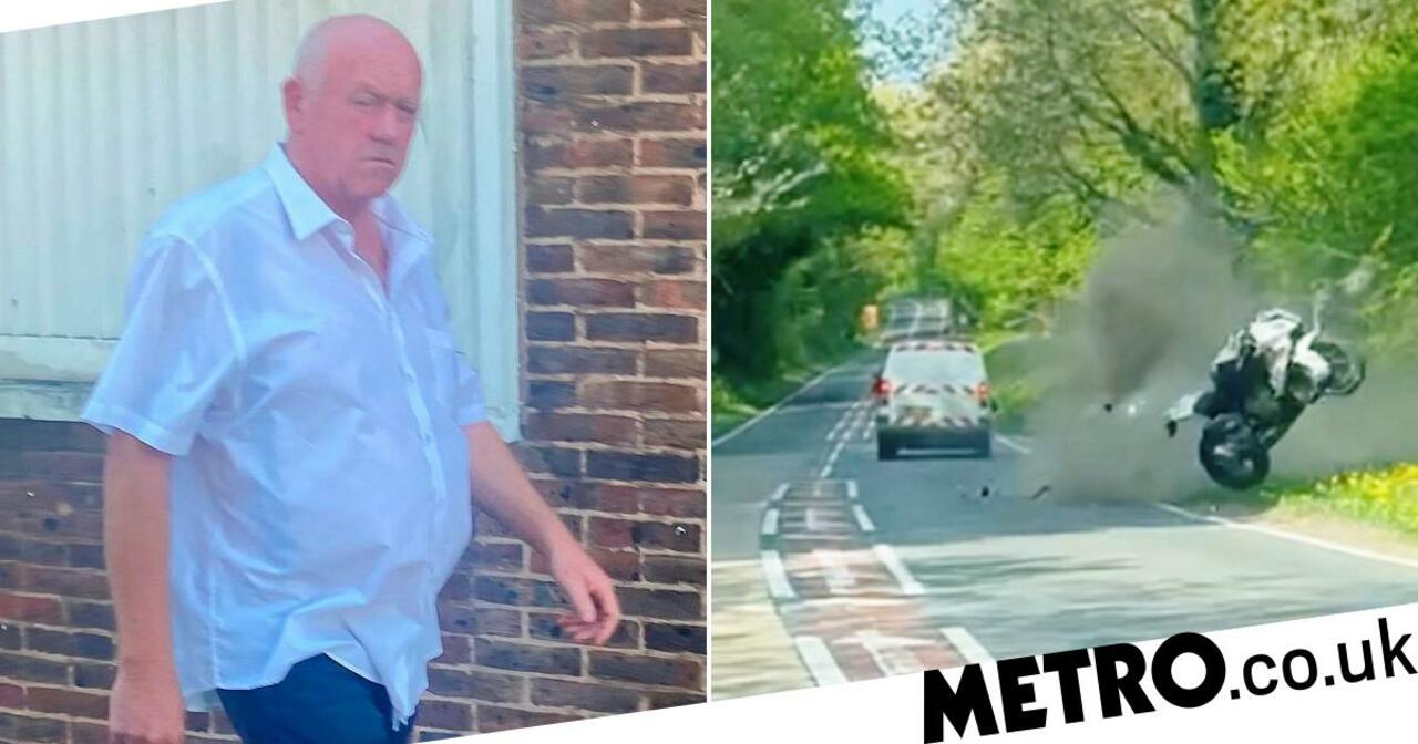 Driver who smashed into motorbike was 'so drunk he couldn't stand'