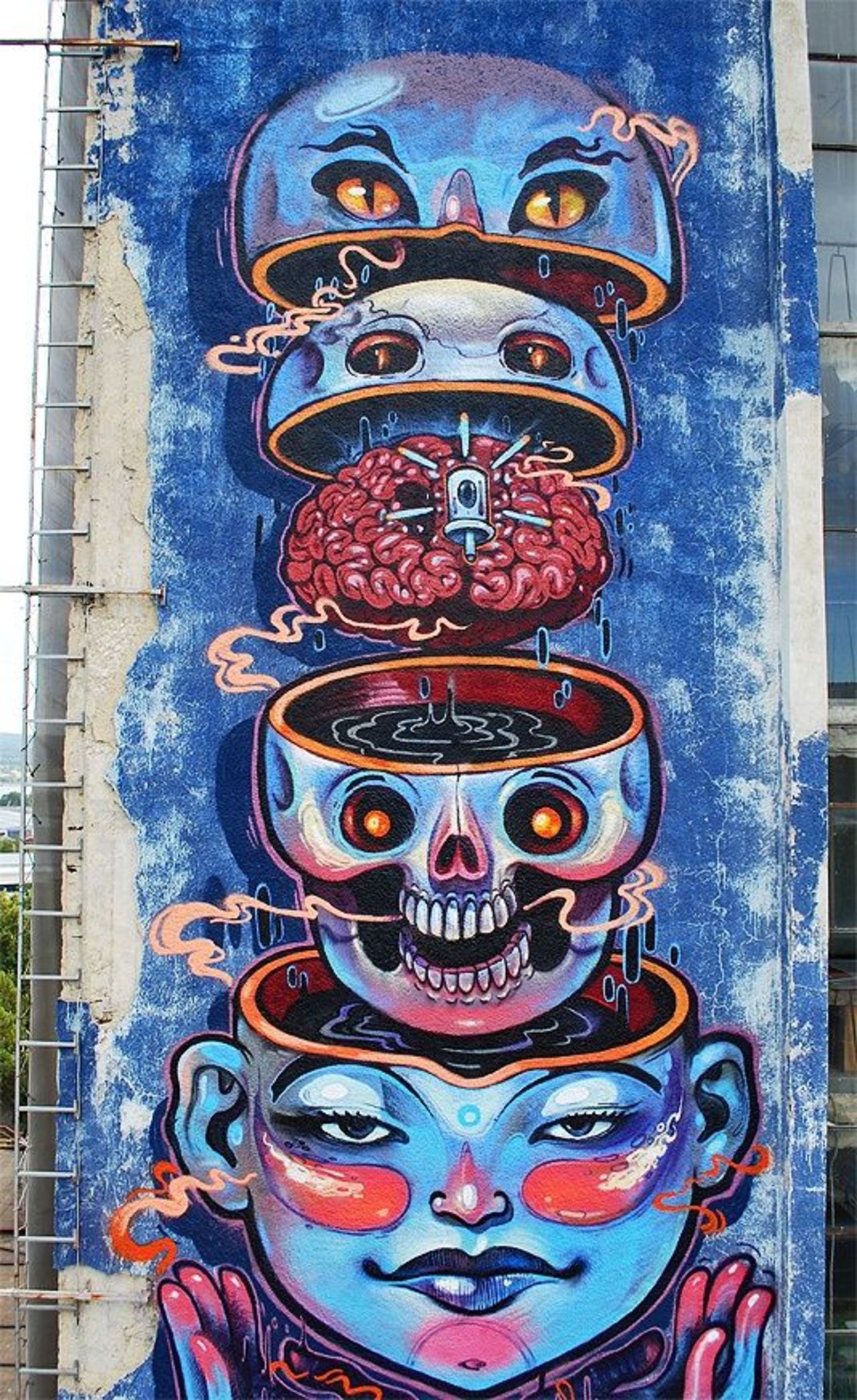 RT @clia_g: #Streetart #urbanart #graffiti #painting #mural “Girls and cats” by #artist Nasimo http://t.co/z2nTY7ILfK