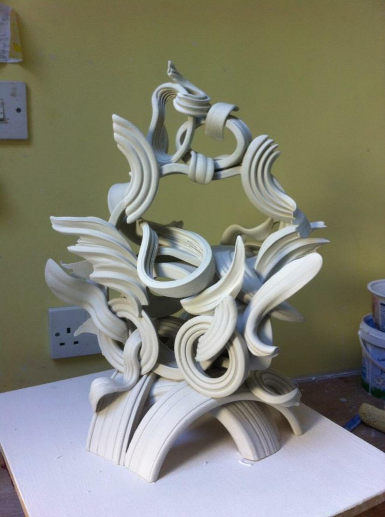Today's #porcelain #sculpture #todayimmaking #ceramics http://t.co/xmJwshnum7