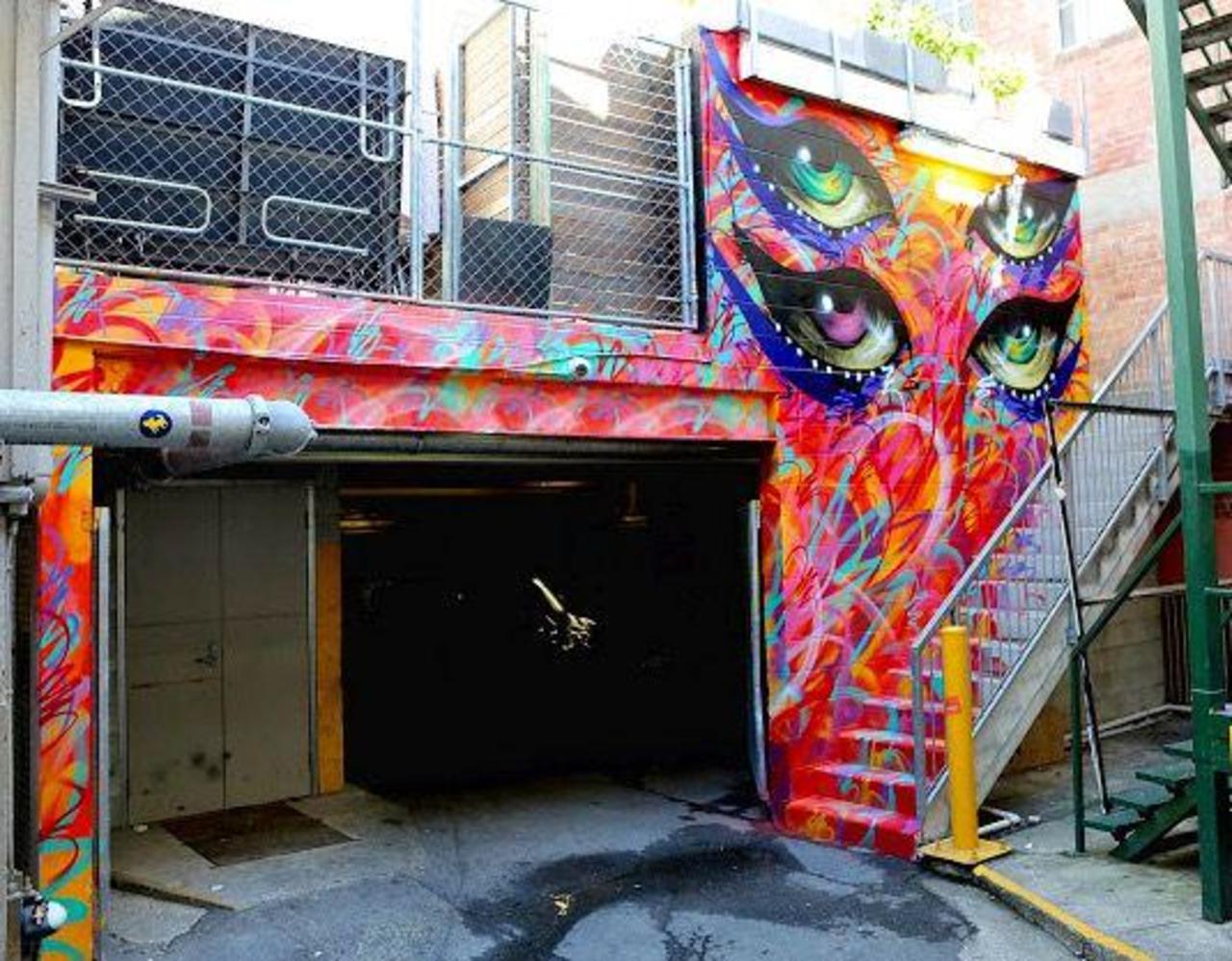 Obra de Madsteez en Sydney, Australia #streetart #art #australia #graffiti http://t.co/X4oLKhkJmS