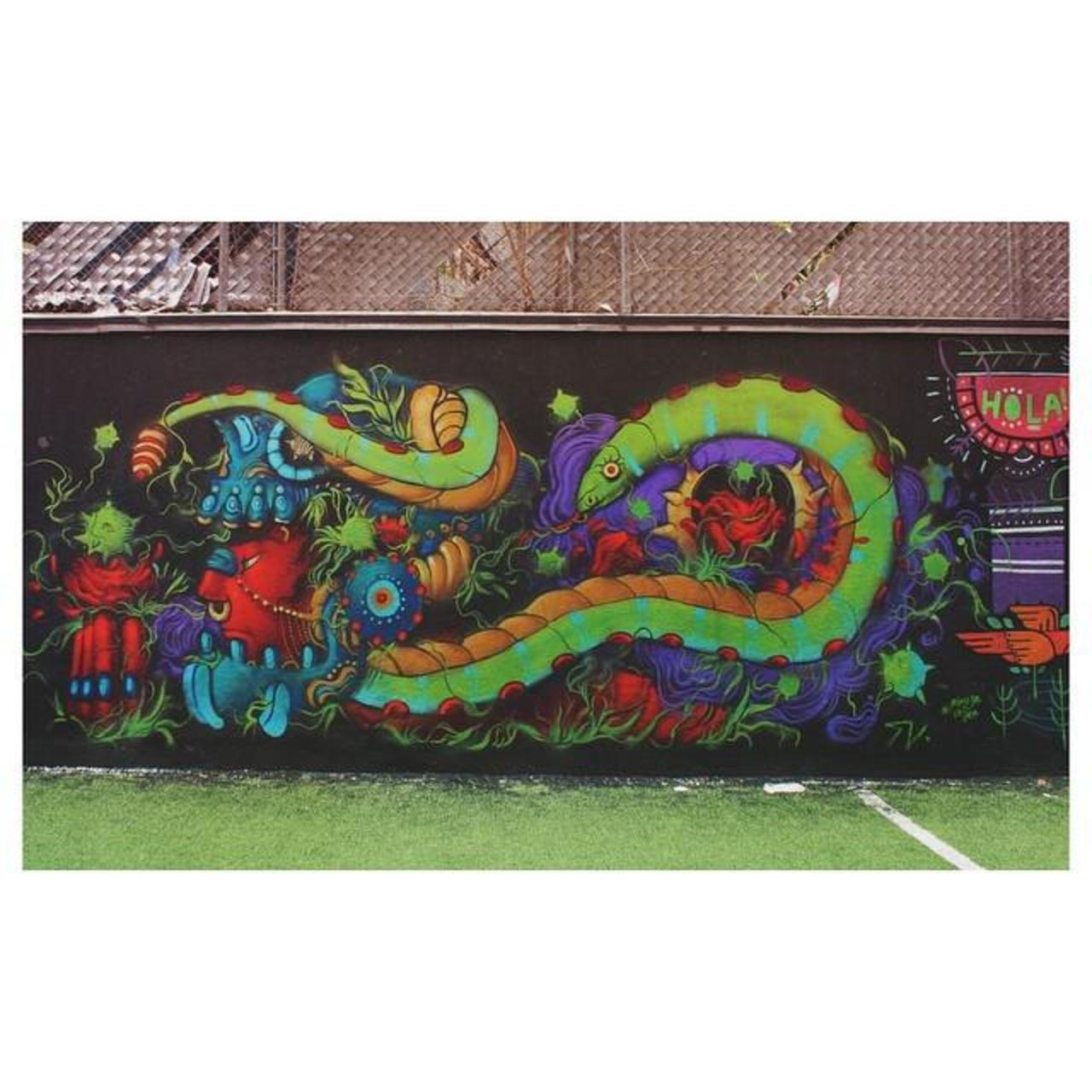 Red Monster | #RaulUrias #Urban #UrbanArt #StreetArt #Art #Mural #Graffiti #Spray #StreetArtChilango #StreetArtMexi… http://t.co/4LyzhAXjqZ