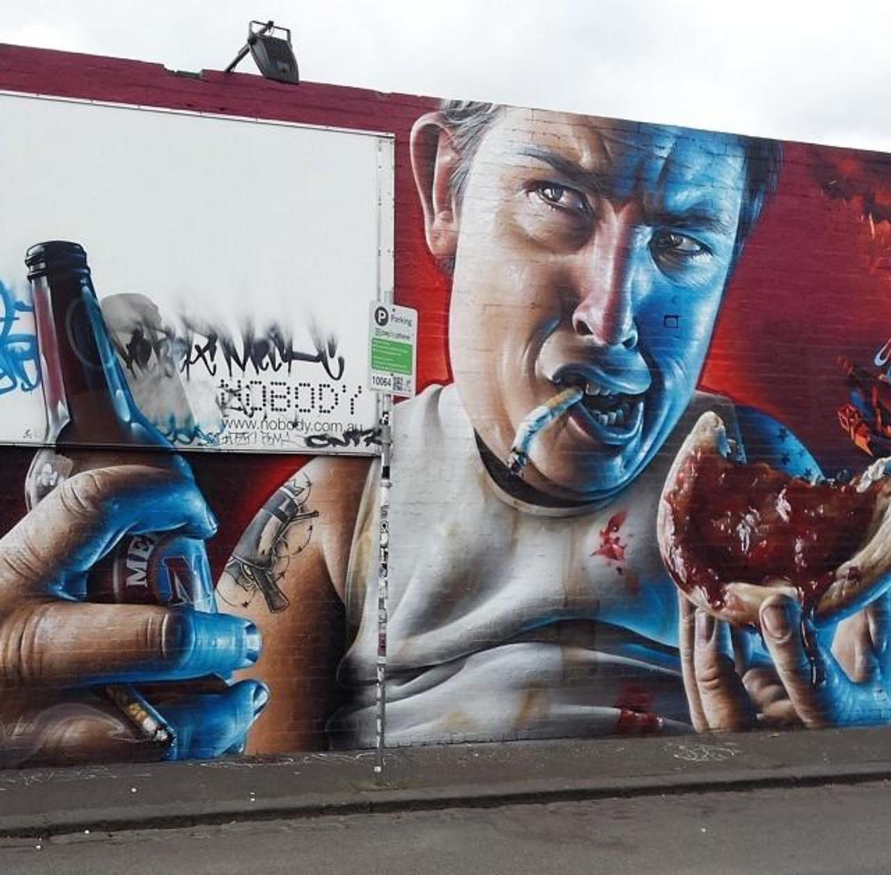 Smug One x Sofles x Adnate hyperrealistic Street Art colab located in Melbourne #art #mural #graffiti #streetart http://t.co/mwSiZMVOpN