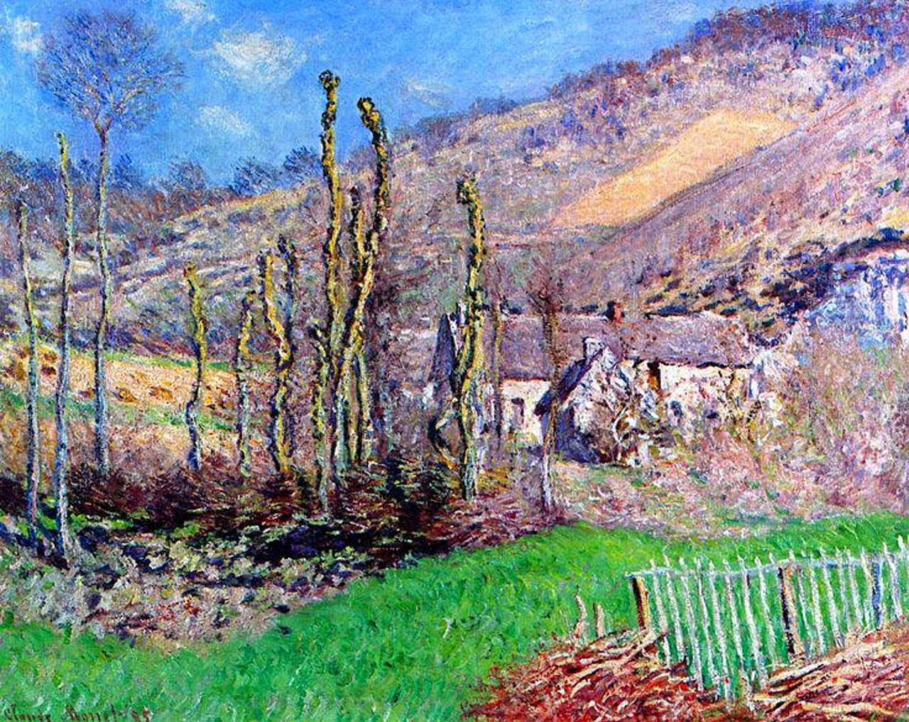 Claude Monet "Winter Landscape at the Val de Falaise " (1885) http://mf.tt/AdXHP @googleexpertuk #Monet #art http://t.co/Vb7gzoLZaR