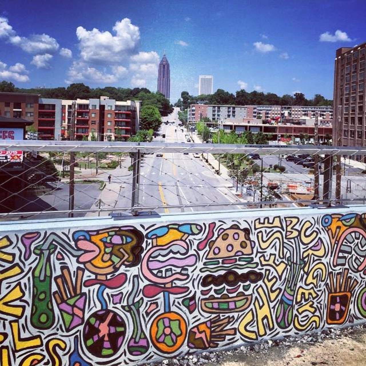 Nice pic from IG: http://ift.tt/1MytdZQ out on the #beltline Atlanta Art #graffiti #streetart #atlstreetart #art… http://t.co/Db7kJgk3tp
