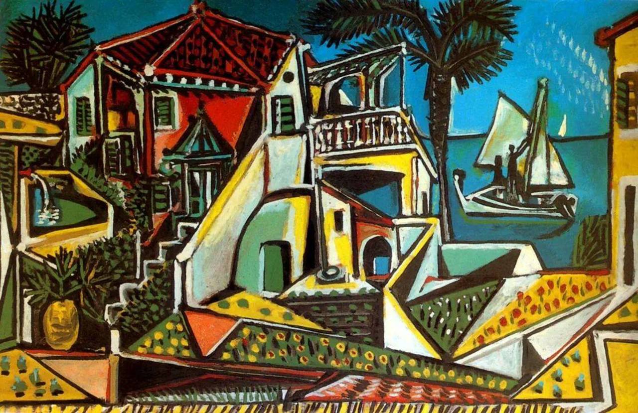 Pablo Picasso Mediterranean Landscape (1952) http://t.co/oWqRoaBkUV
