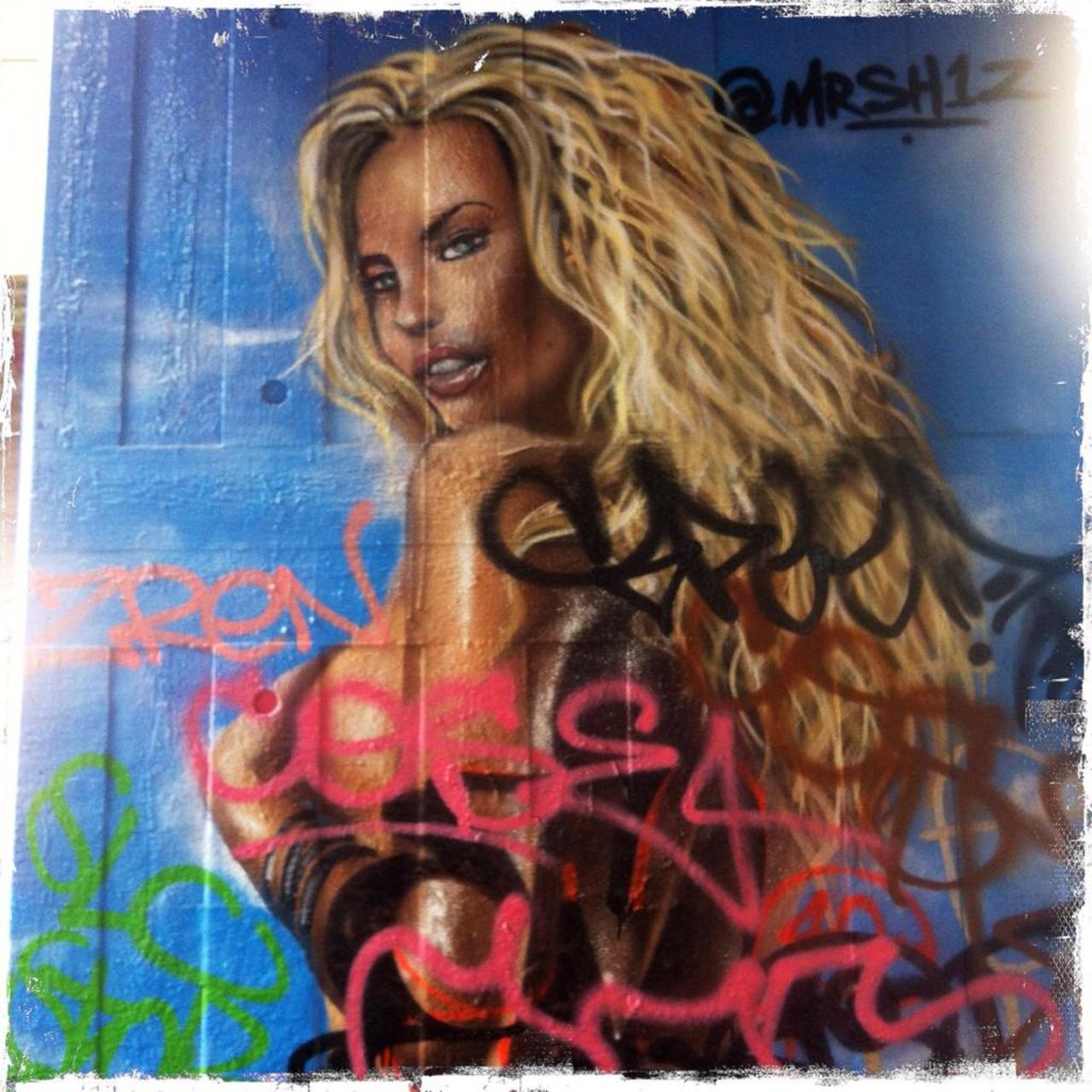 Tagged work by #MrSh1z at the skater park on the Southbank #art #streetart #graffiti http://t.co/MwNom6lpoq