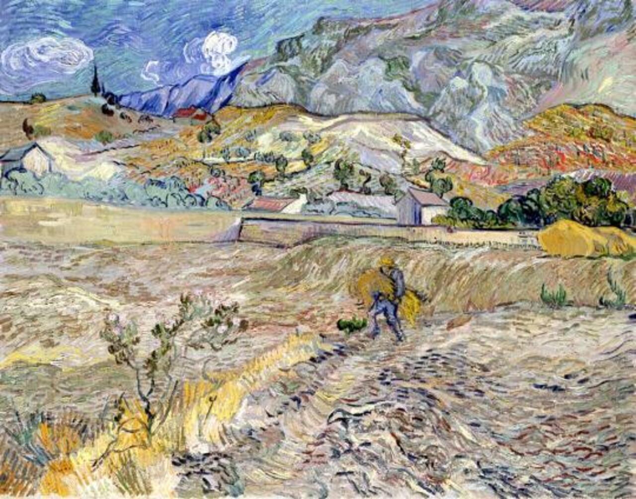 RT @leadintogold: Via "Life and art"
Vincent Van Gogh - Landscape at Saint-Remy (The Plouged Field) http://t.co/wHf03Mqb7y
