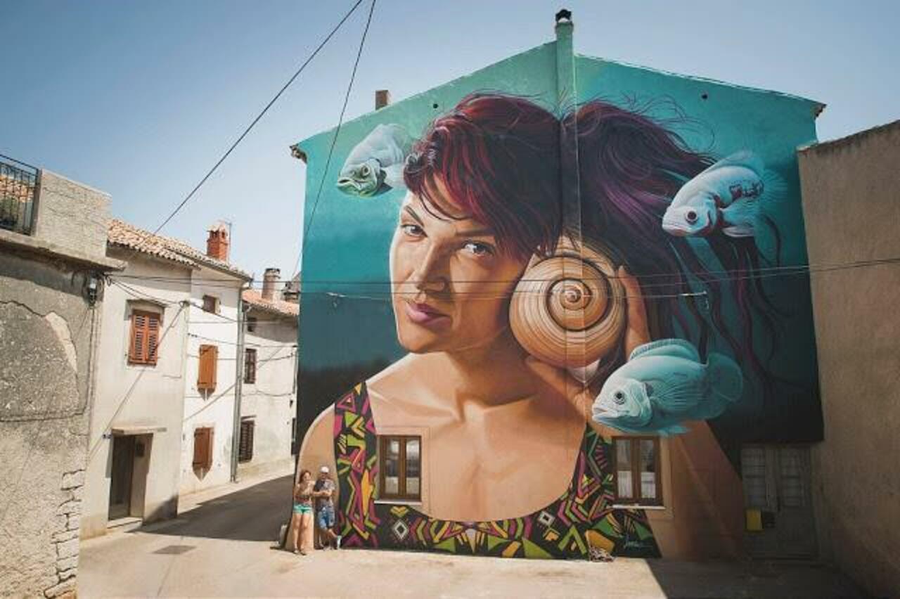 StreetArt News
Lonac paints a photo realistic mural in #Vodnjan #Croatia
#StreetArt #Art #UrbanArt #Mural http://t.co/d6dtHXnrkq