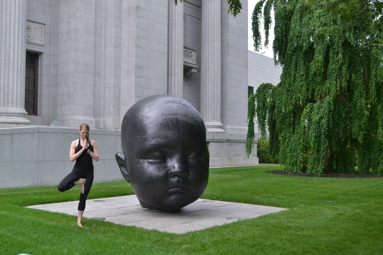 This Thursday, learn about our outdoor sculptures followed by a #yoga session on the lawn! http://bit.ly/1H7V0jj http://t.co/nu7iVfXXI2