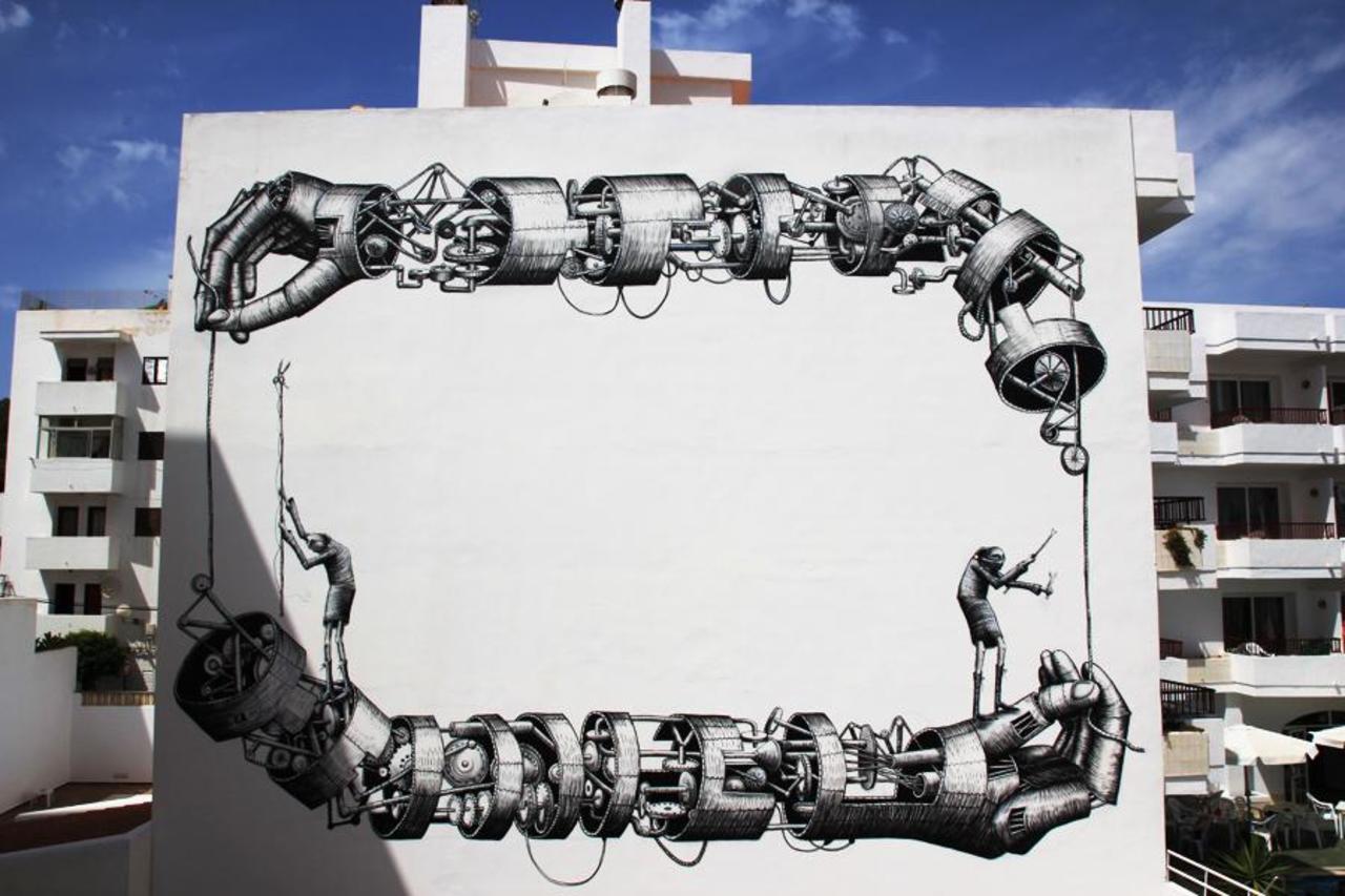#Streetart #urbanart #graffiti #mural in Barcelona, Spain
By English #artist Phlegm http://t.co/136YqMYccy