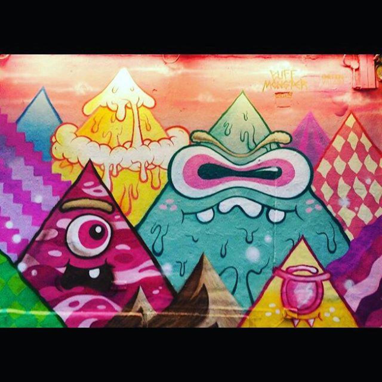 New #buffmaster mural in nolita.  #streetartnyc #nycgrafart #graffiti #grafart by mazzerdaz http://t.co/9McV0pUyaM