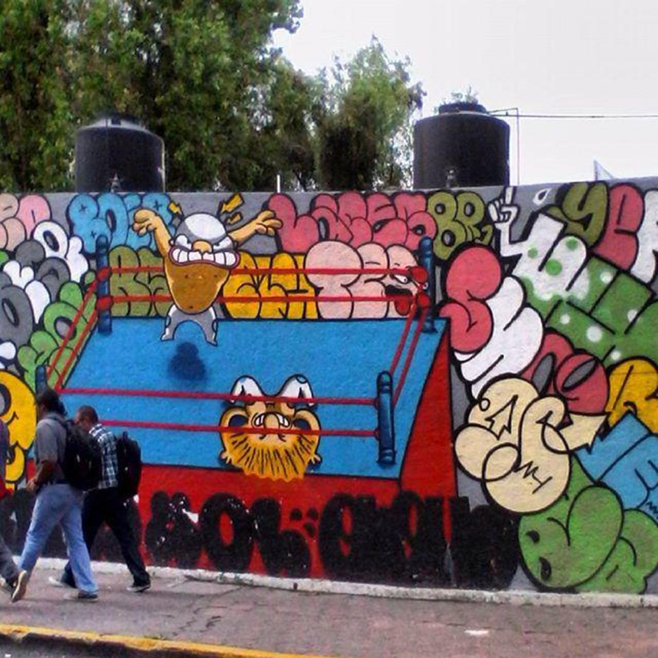 #Mexico #MexicoCity #StreetArt #Graffiti #StreetArtMexico #Urban #Art #Mural #Architecture #Wall #Mexican #Wrestlin… http://t.co/4TfCQL743N