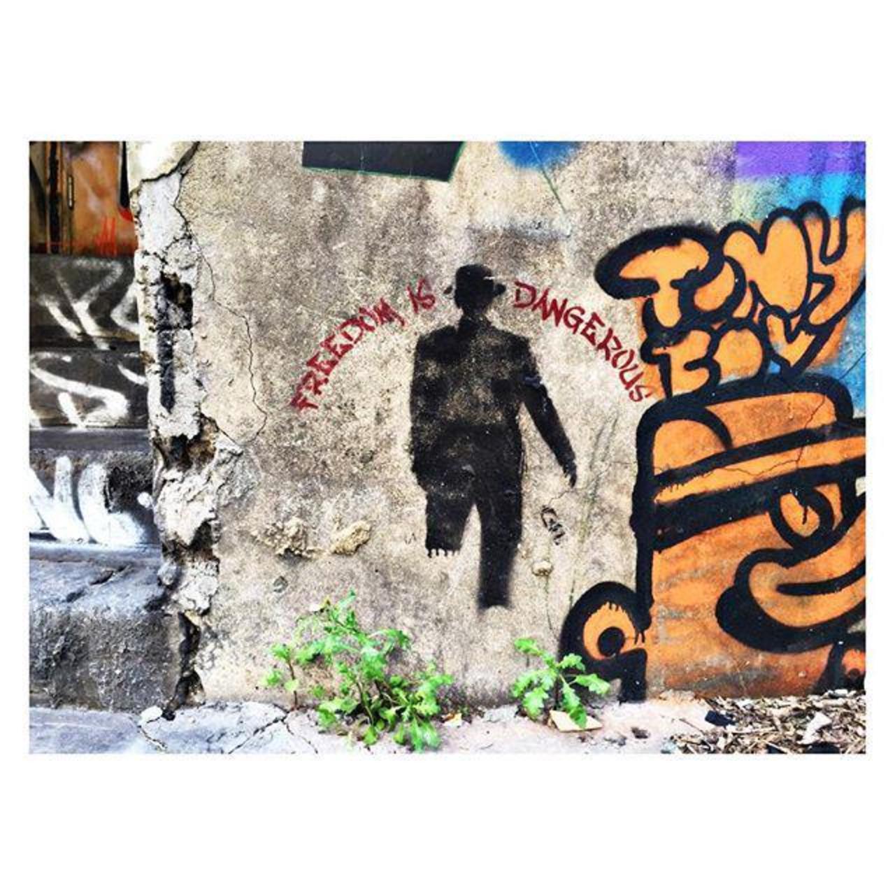 Extremely nowadays #streetart #graffiti #freedom #stencil #paint #art #spraypaint #artist #design #wall #mural #wal… http://t.co/Zu0IgSH9qO
