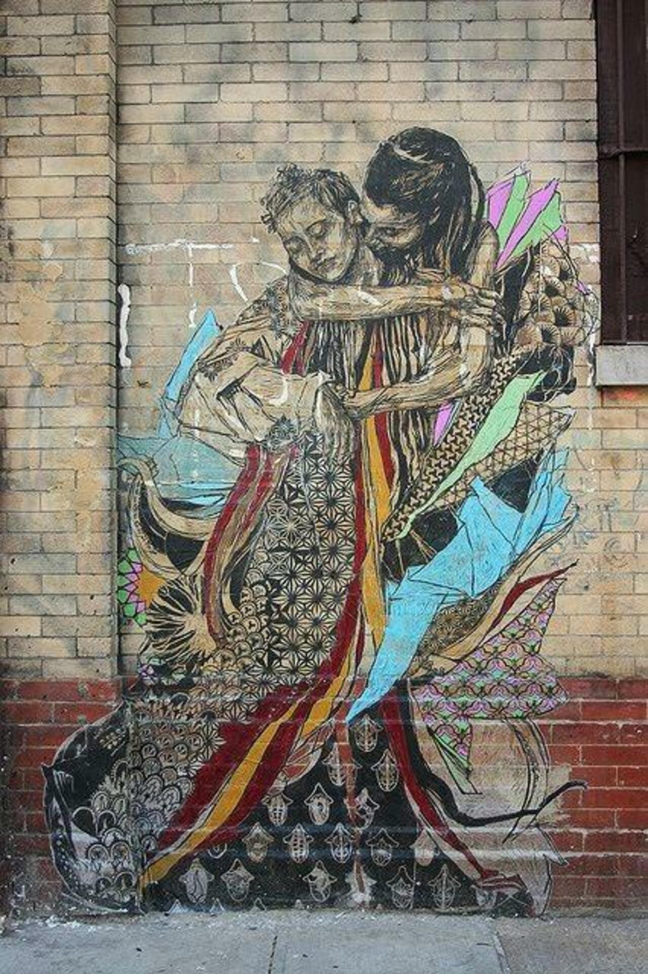 #Awesome #Streetart by #Swoon #Brooklyn #NYC #Popart #art #mural #graffiti .. #love this!!  http://t.co/gkGhPqhu8U
