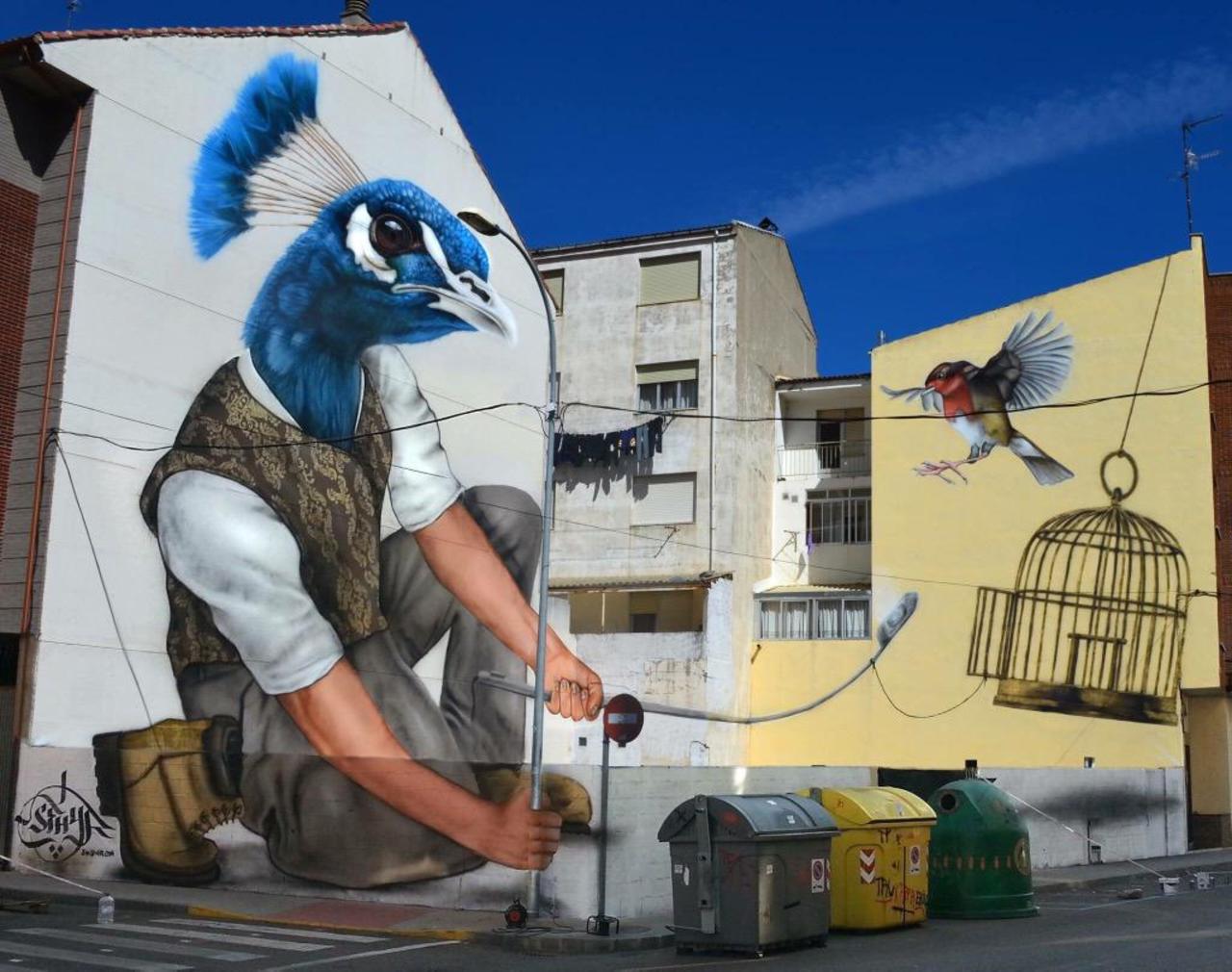 RT @StreetArt_CdMx: Muy bueno el mural de @sfhir 

#HombrePajaro #streetart #Stencil #Graffiti #calligraphy http://t.co/3TN9wOFHxc