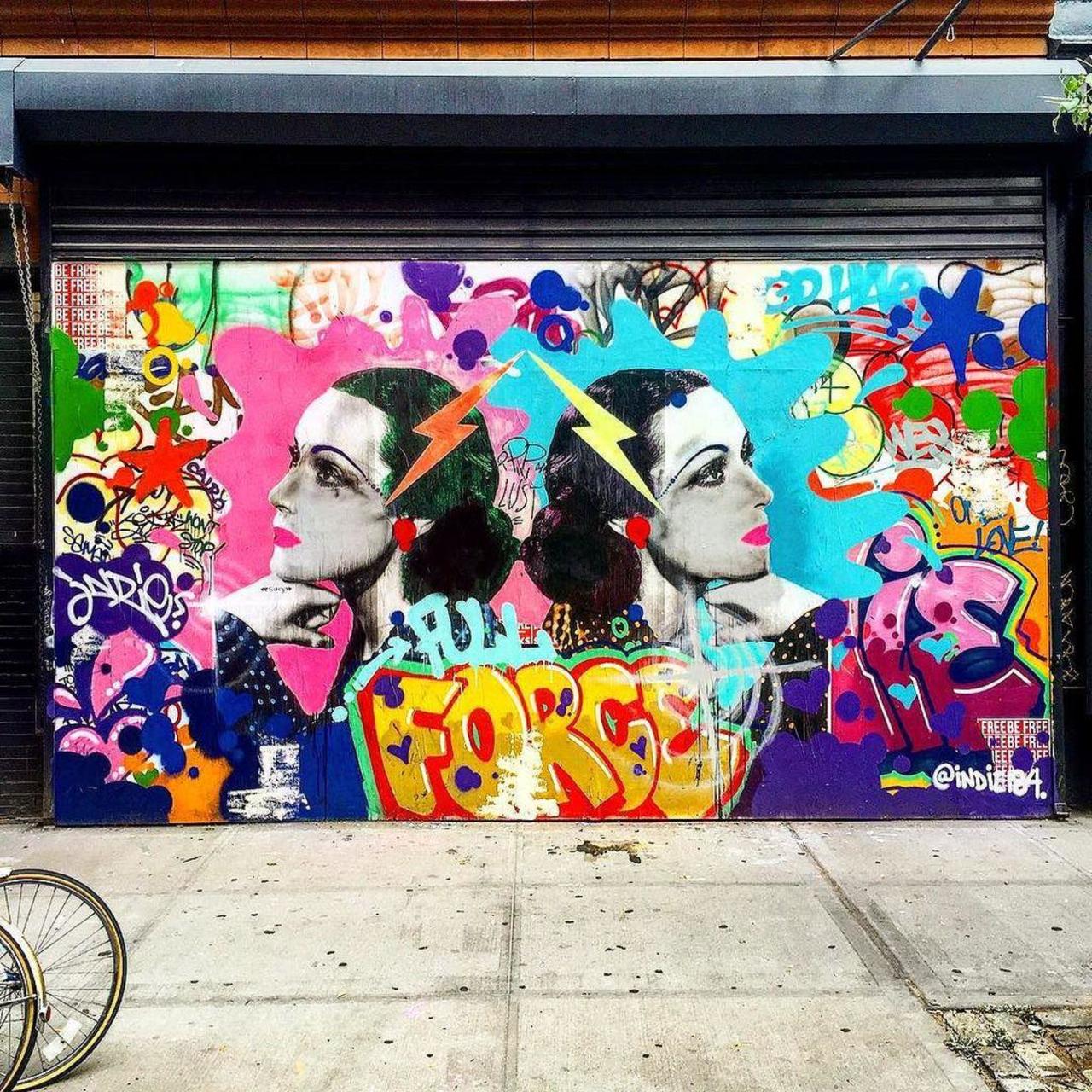 RT @StArtEverywhere: Nice rollgate art/mural by @indie184 
#murals #muralart #streetart #streetartnyc #sidewalkart #urbanart #graffiti #… http://t.co/8NloqD8zTg