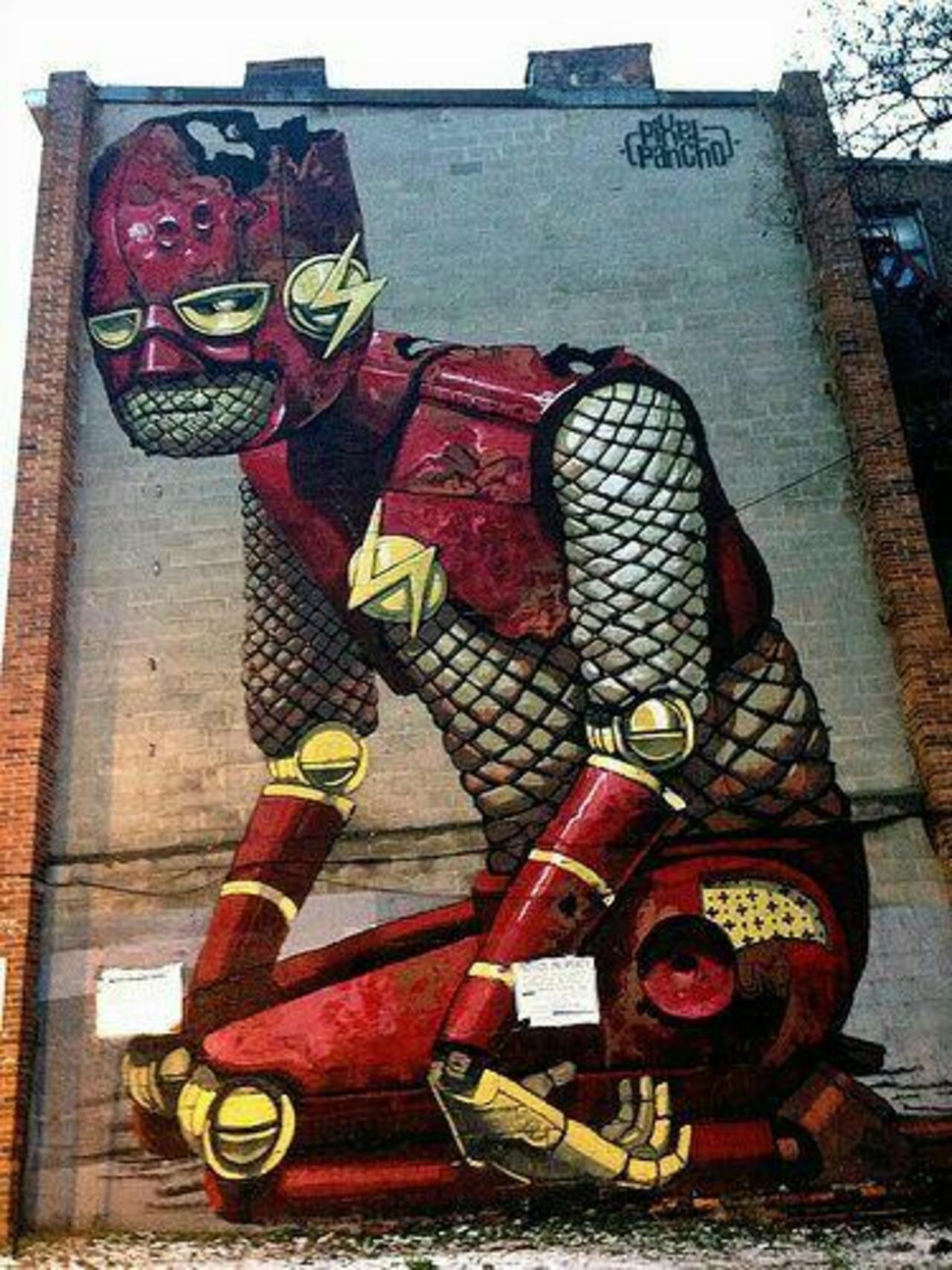 #artwork of pixel pancho 
#art #streetart #graffiti #mural #urbanart 
https://www.flickr.com/photos/loisstavsky/8312887622/ http://t.co/hTFjvP0nox