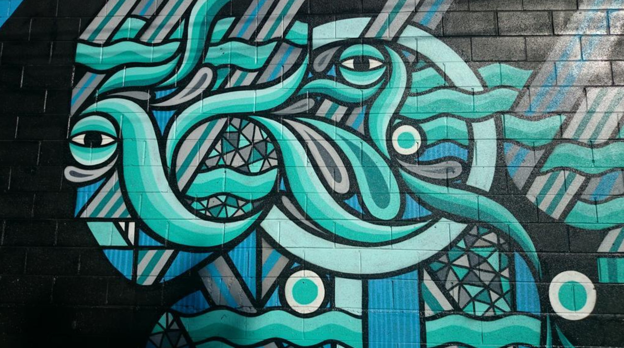 Mural #graffiti artwork by @bradeastman in Leichhardt, Sydney #graffiti #streetart #sydney #art via @SydneyStreetArt http://t.co/IoVxsPlbdG