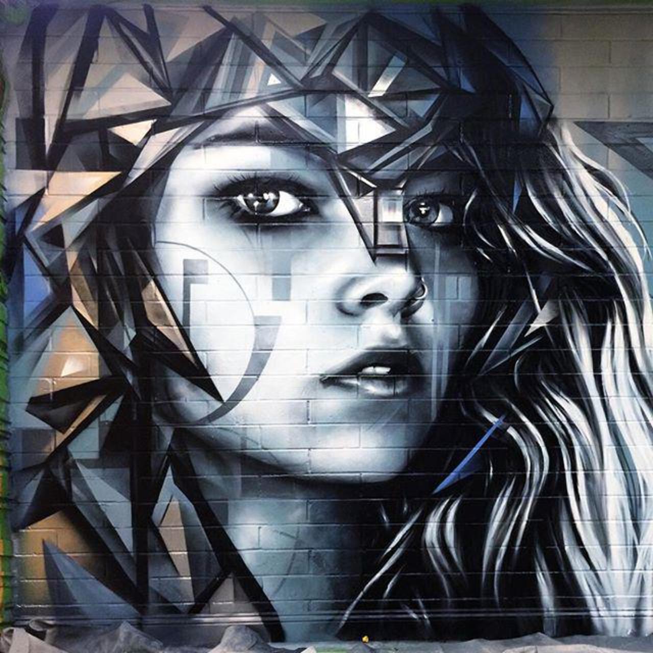 RT @cakozlem76: Christina Angelina & easeonetx #art #streetart #urbanart #graffiti http://t.co/R7BOvoEpWQ