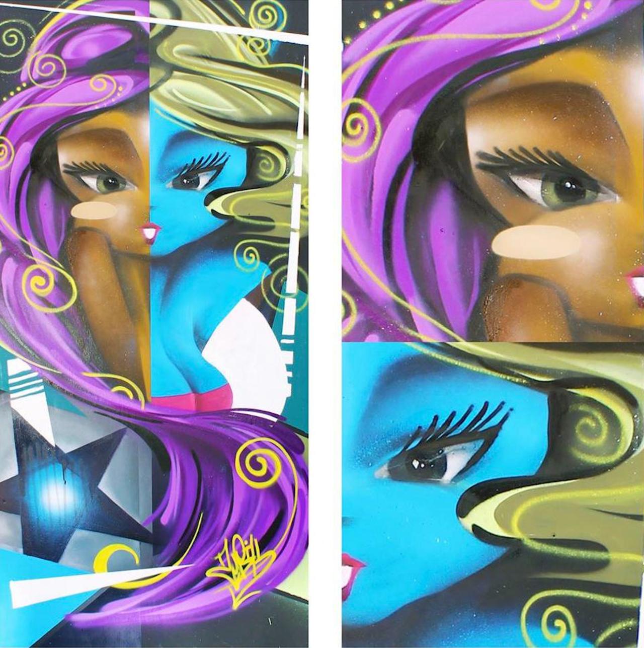 Women of Street Art: work of Zurik #murals #art #streetart #urbanart #Graffiti #Zurik http://t.co/ZCQW5p22vJ
