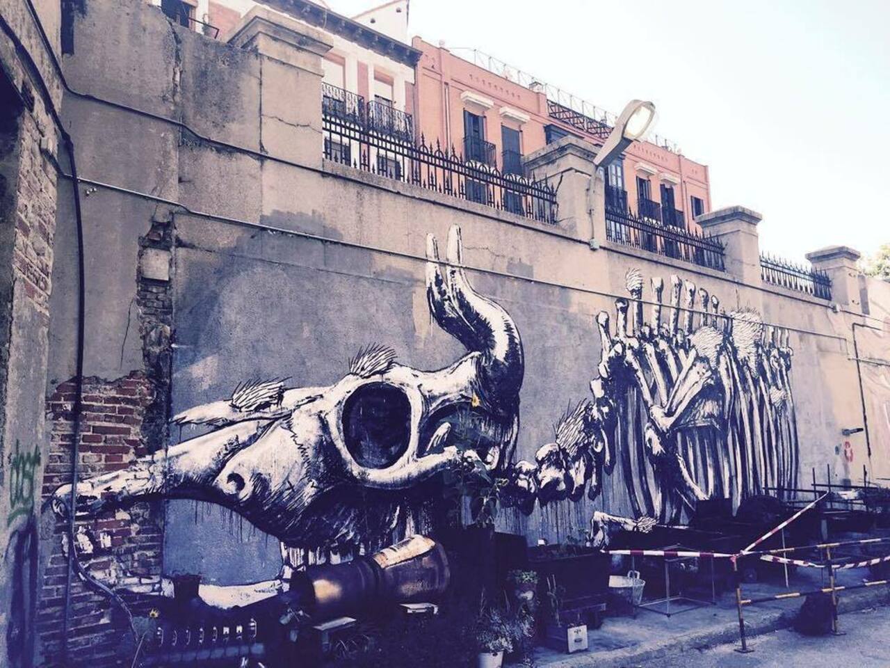 RT @StArtEverywhere: #streetart #streetartmadrid #tabacalera #graffiti #graffitiart #artwork by shock4fashion http://t.co/AUZ77O176c