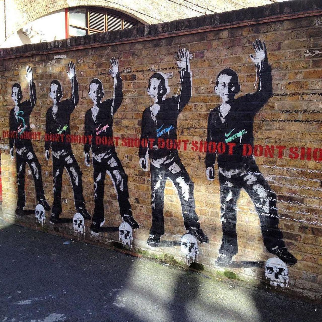 RT @StArtEverywhere: #streetart #streetartlondon #graffiti #london #thisislondon by isadarko http://t.co/LQStzz7naj