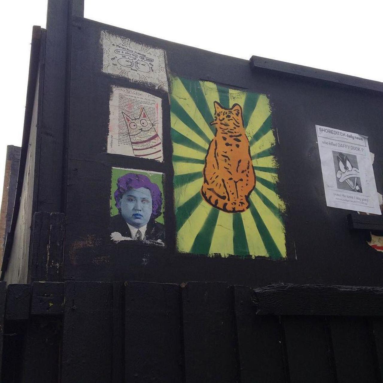 Puss. #streetart #streetartlondon #graffiti #london #thisislondon by isadarko http://t.co/NlXXF8rqnP