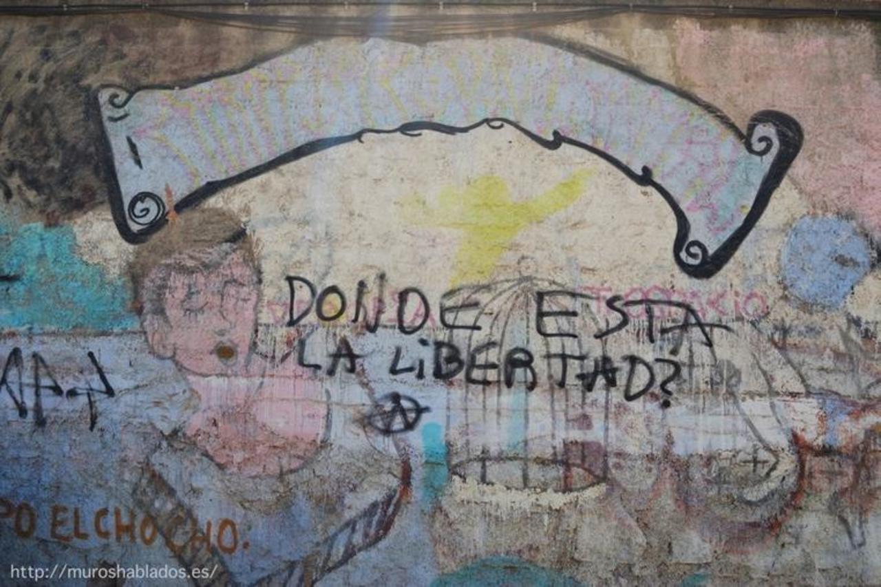 RT @muroshablados: ¿Dónde está la libertad? http://ift.tt/1KEXGp1 #streetart #graffiti #muroshablados http://t.co/9k9TGq9RZx