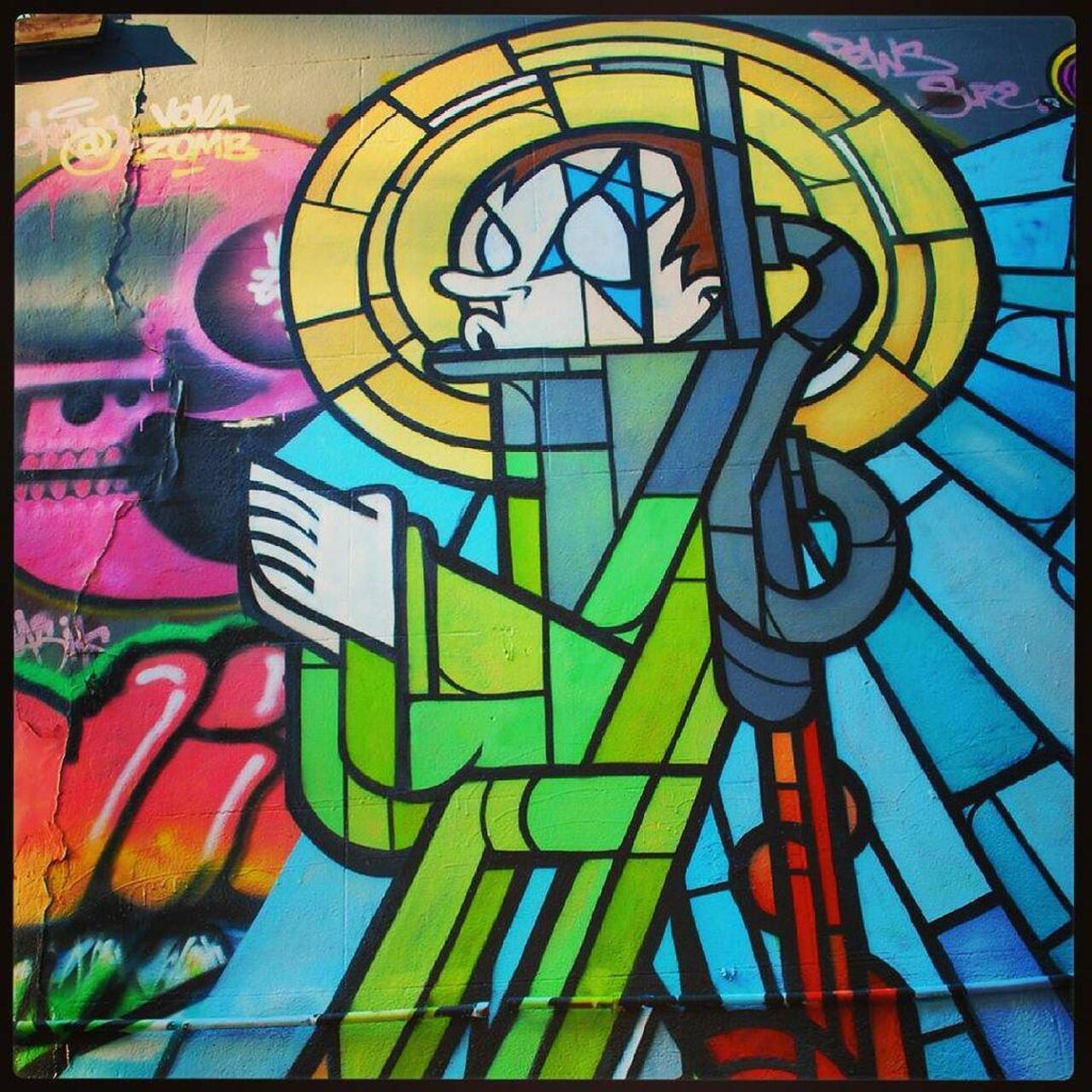 Art by Vova Zomb  
#Graffiti #StreetArt #UrbanArt #VovaZomb #StarYard #BrickLane #Shoreditch #London #Nikon #Nikon… http://t.co/VM9oI7JwpX