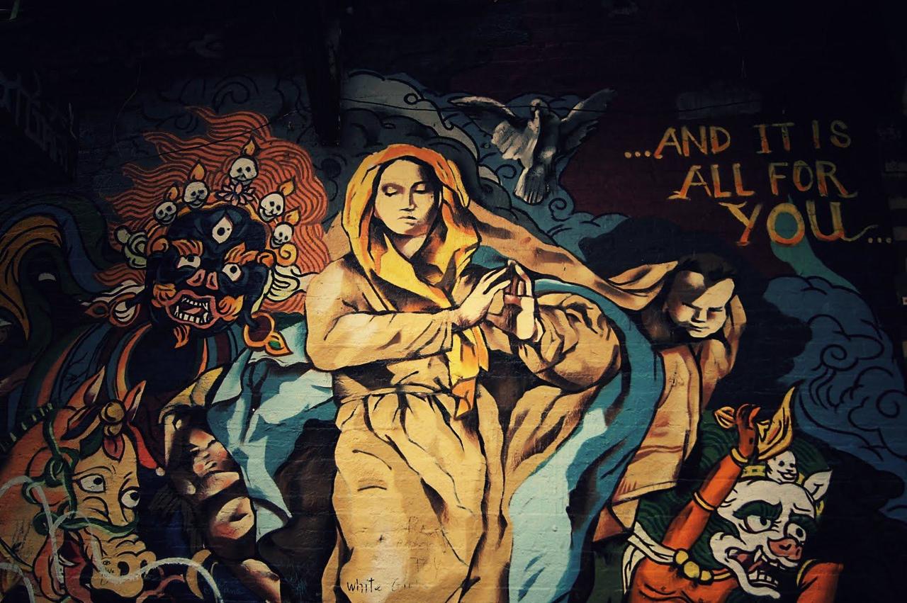 RT @5putnik1: All For You...  • #streetart #graffiti #NewYork #mural #art #funky #dope . : http://t.co/DB0koKPMdw