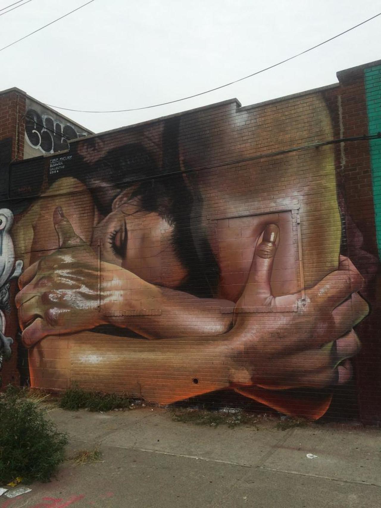 Case Maclaim's return to the Bushwick Collective in New York City. #StreetArt #Graffiti #Mural http://t.co/wwZ5OE9iZI