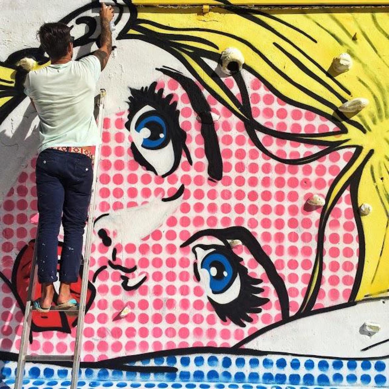 RT @Pitchuskita: Stepan Krasnov
Barcelona
#streetart #art #graffiti #murals http://t.co/qWJpwl7iW7