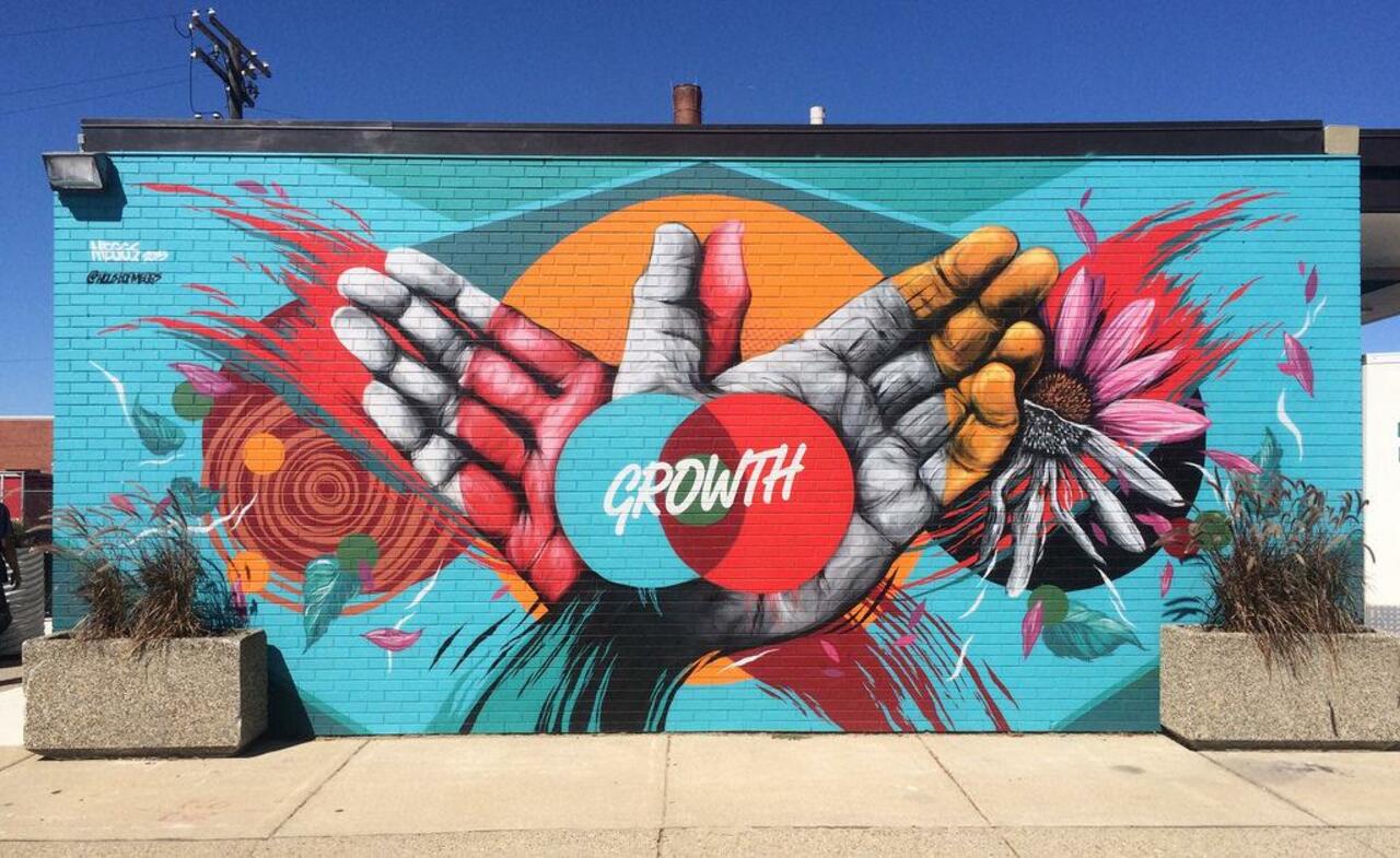 Meggs for Murals in the Market in Detroit, US. #StreetArt #Graffiti #Mural https://t.co/s0U0VTMzMu