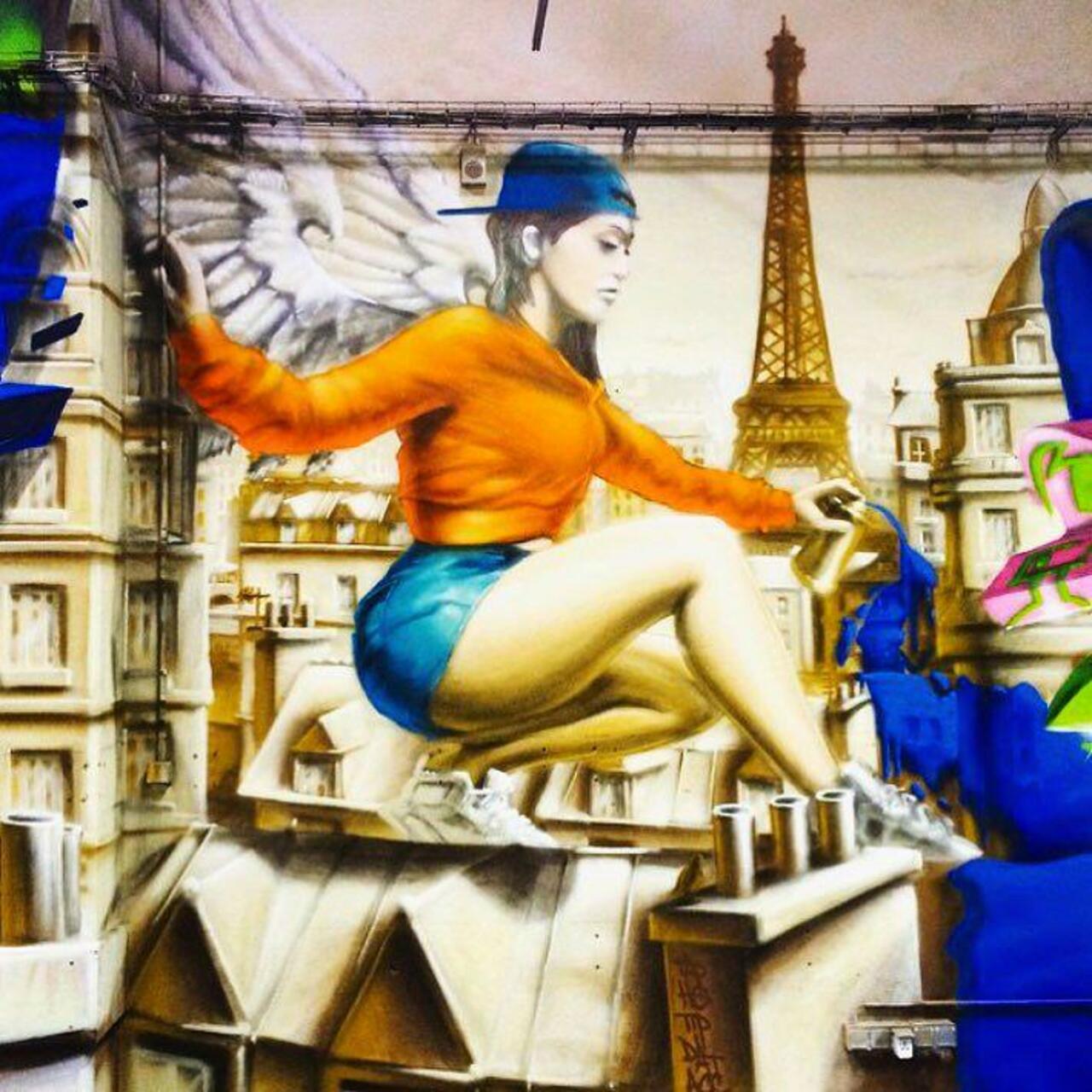 #Paris #graffiti photo by @jeanlucr http://ift.tt/1KPVsmV #StreetArt http://t.co/owVvQuiIkN