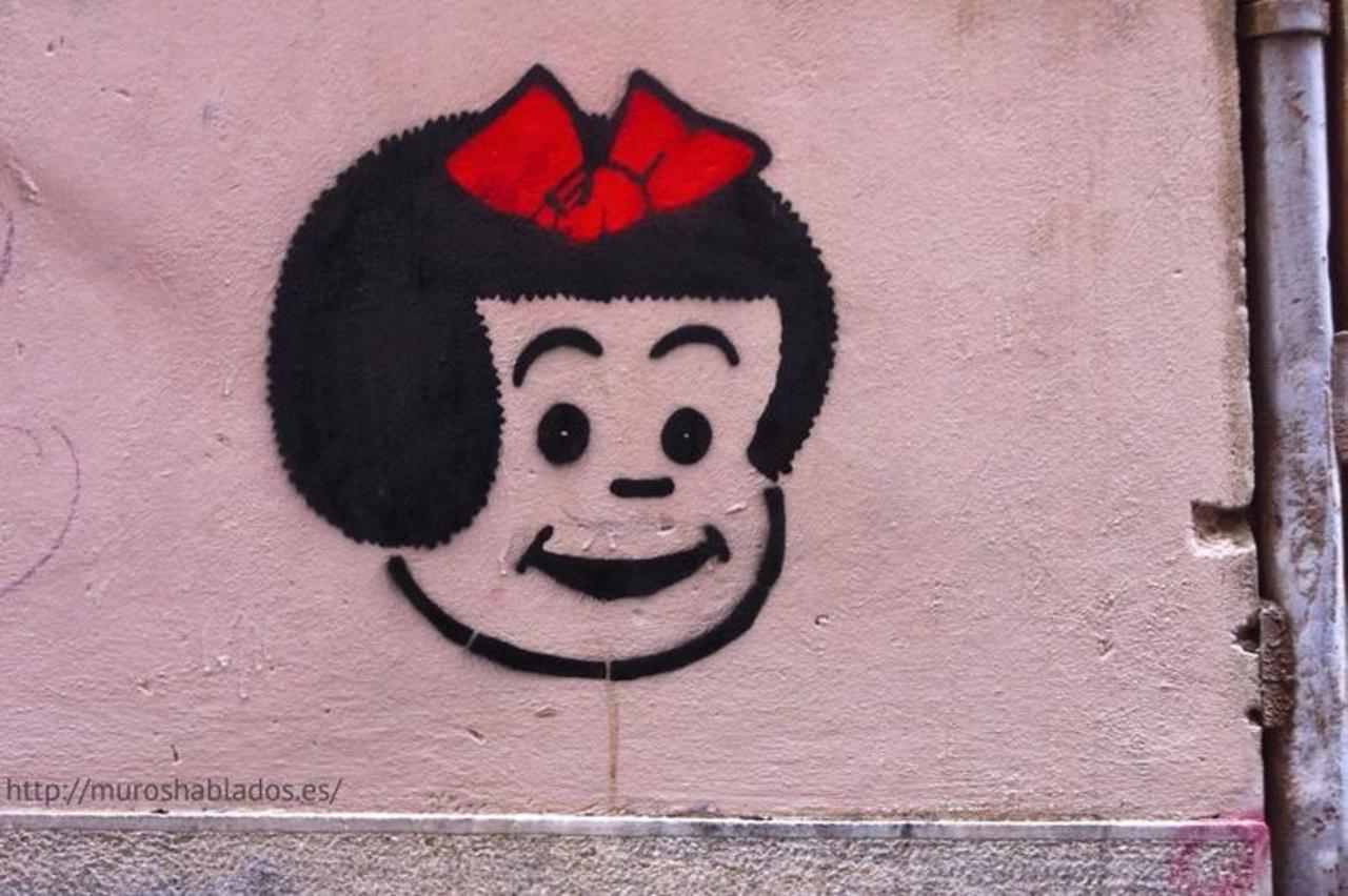 Nancy is Happy http://ift.tt/1VrRGbx #streetart #graffiti #muroshablados http://t.co/HJlf7KeWZN