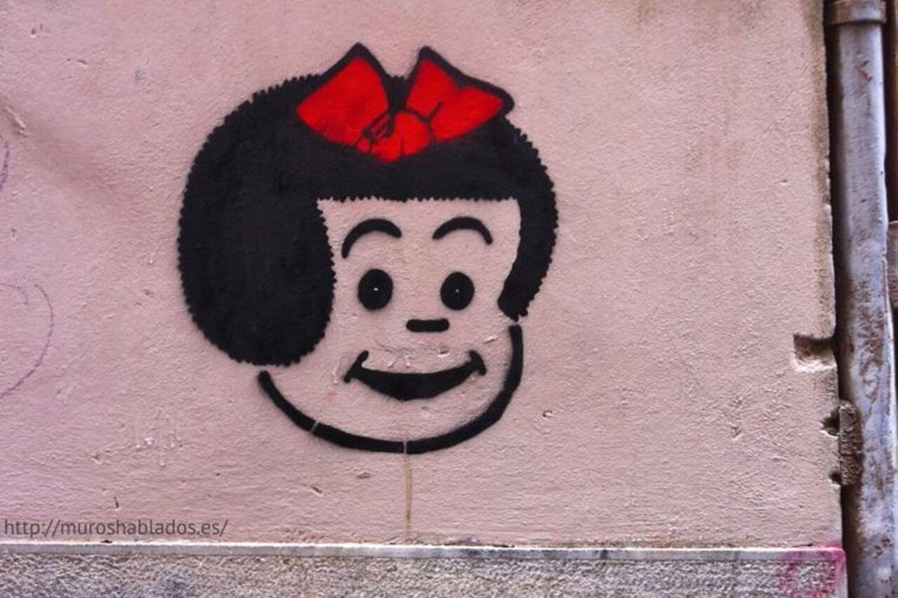 RT @muroshablados: Nancy is Happy http://ift.tt/1VrRGbx #streetart #graffiti #muroshablados http://t.co/HJlf7KeWZN