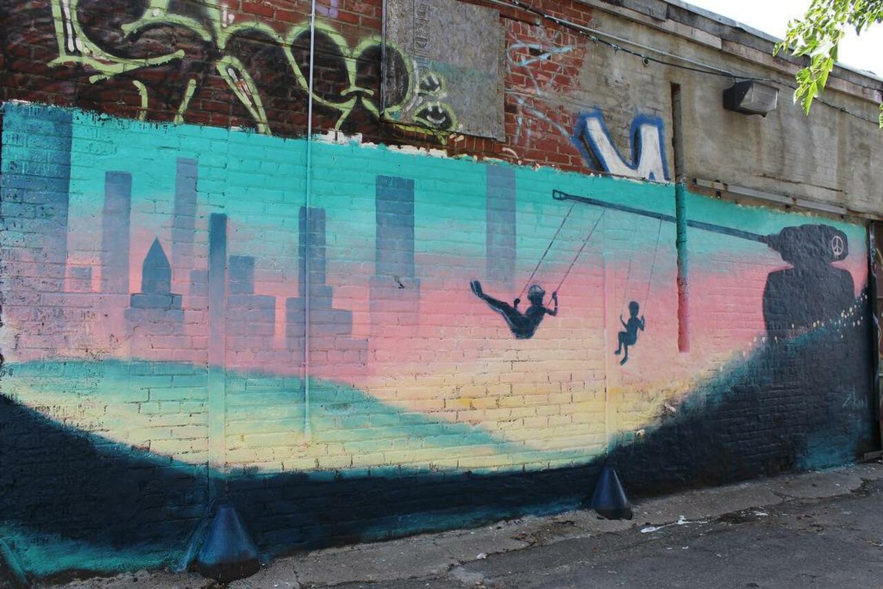Ron Zakrin for Murals in the Market in Detroit, US.  #StreetArt   #Graffiti http://t.co/HbwLskVs8y