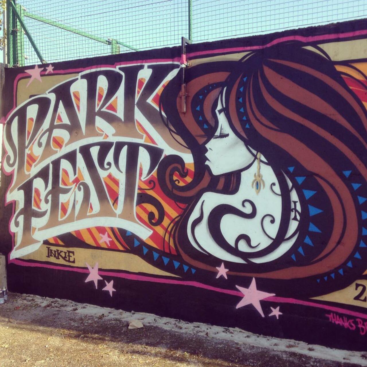 RT @inkiegraffiti: Early bird catches the worm #parkfest #Bristol #graffiti #streetart http://t.co/TZ2KoadXdU